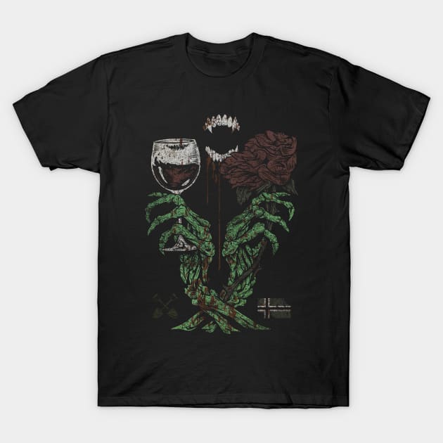 LOVE YOU TO DEATH (WORDLESS) T-Shirt by joeyjamesartworx